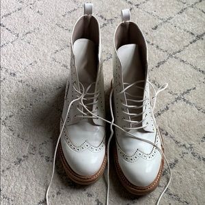 Zara lace up boots size 41
